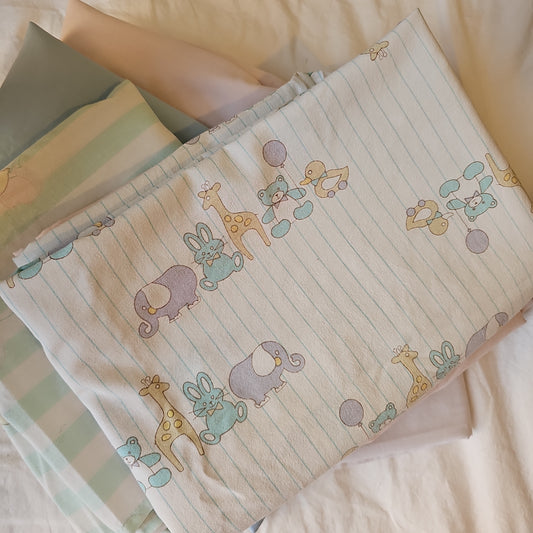 Vintage Cotton Cot Sheets
