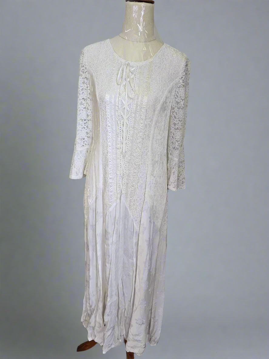 Karmen Vintage Velvet & Lace Gypsy Dress