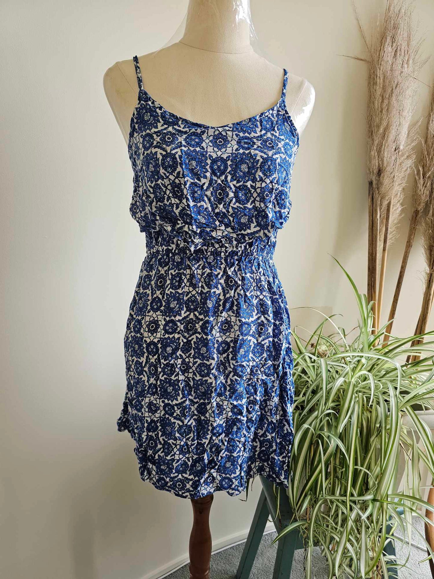 Blue Floral Dress