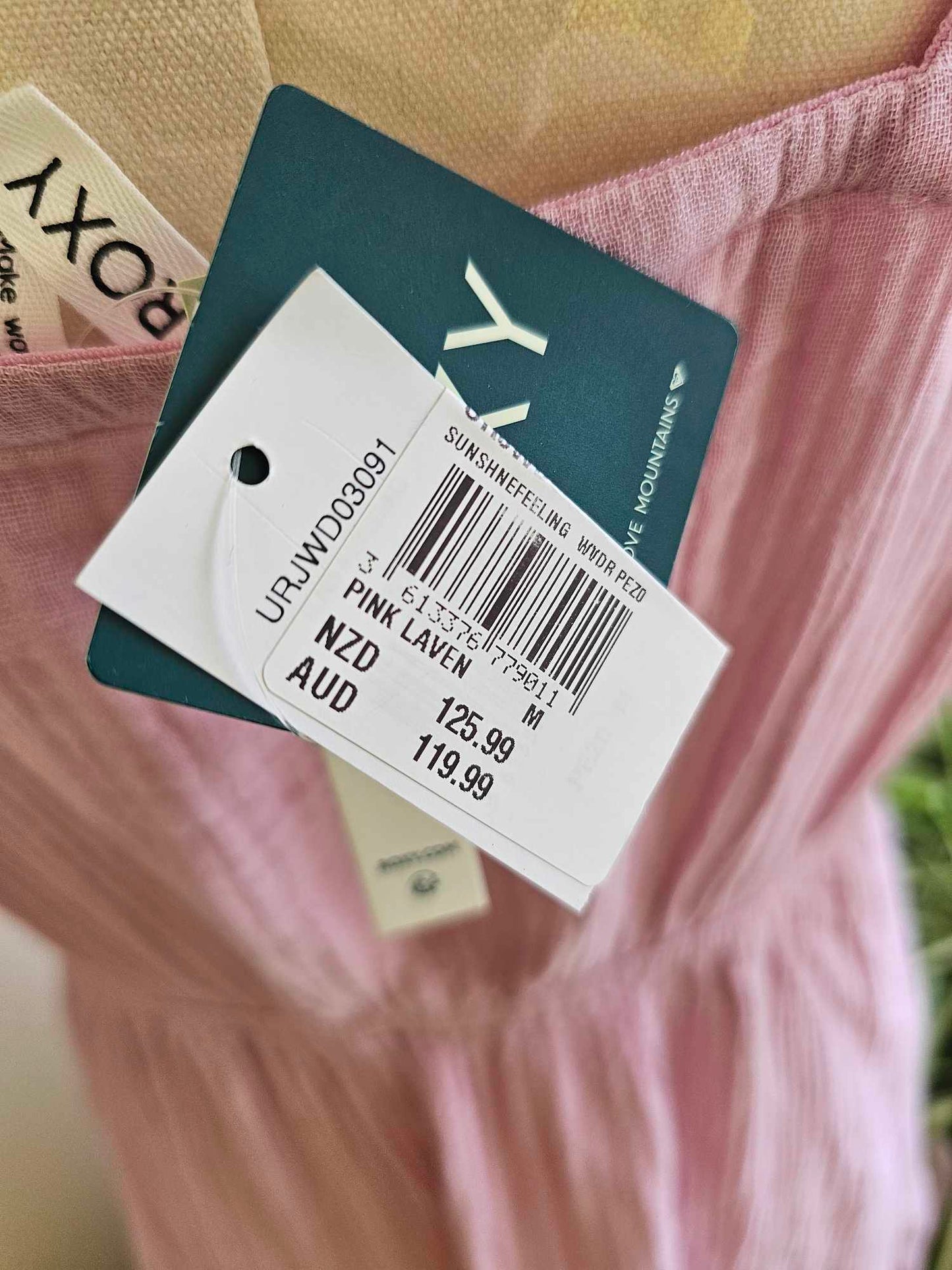 Roxy Sunshine Feeling Midi Dress Pink - Brand New!
