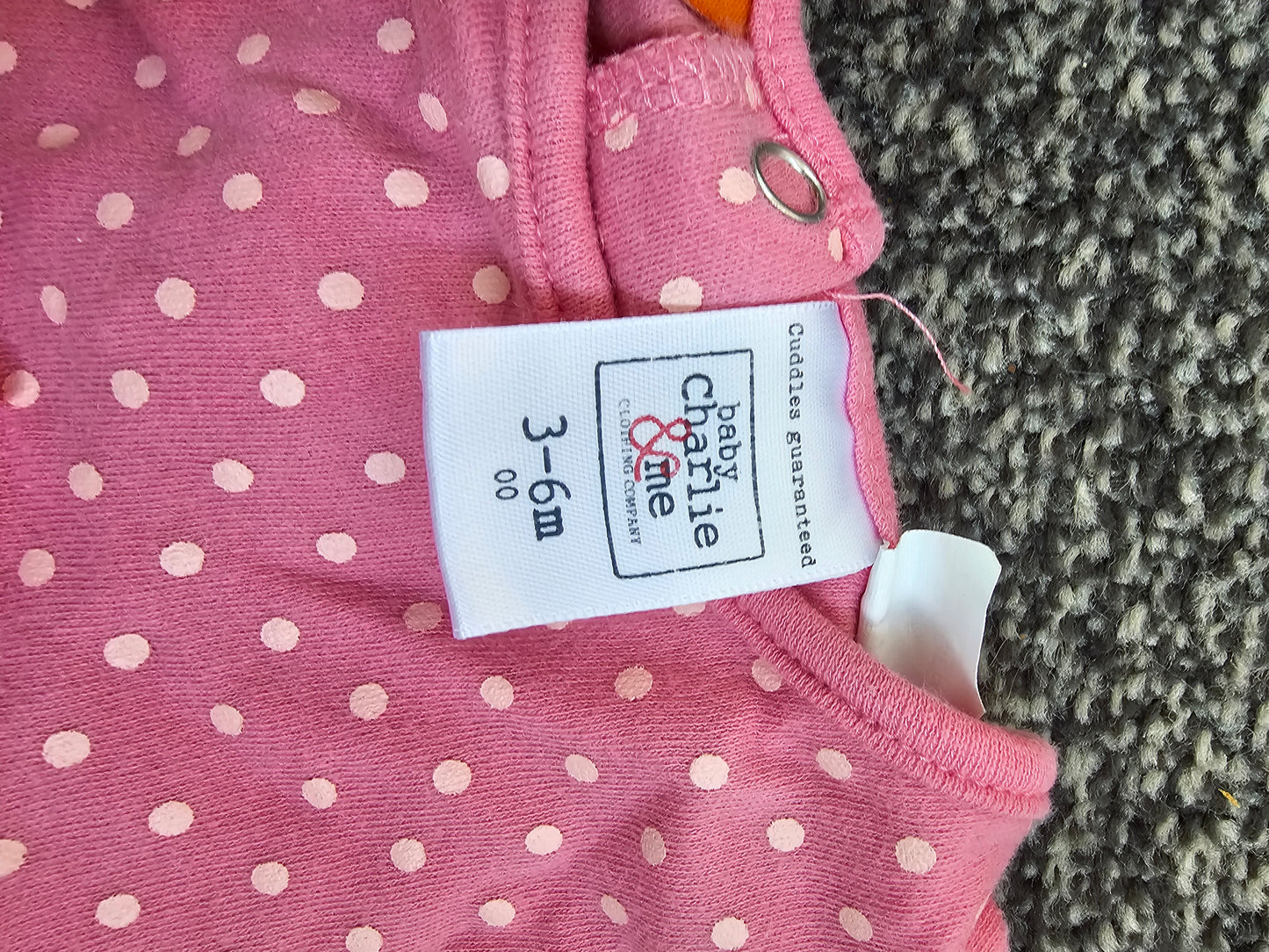 Baby Charlie & Me Baby grow with tulle