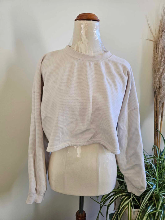 Glassons Striped Crop Jumper