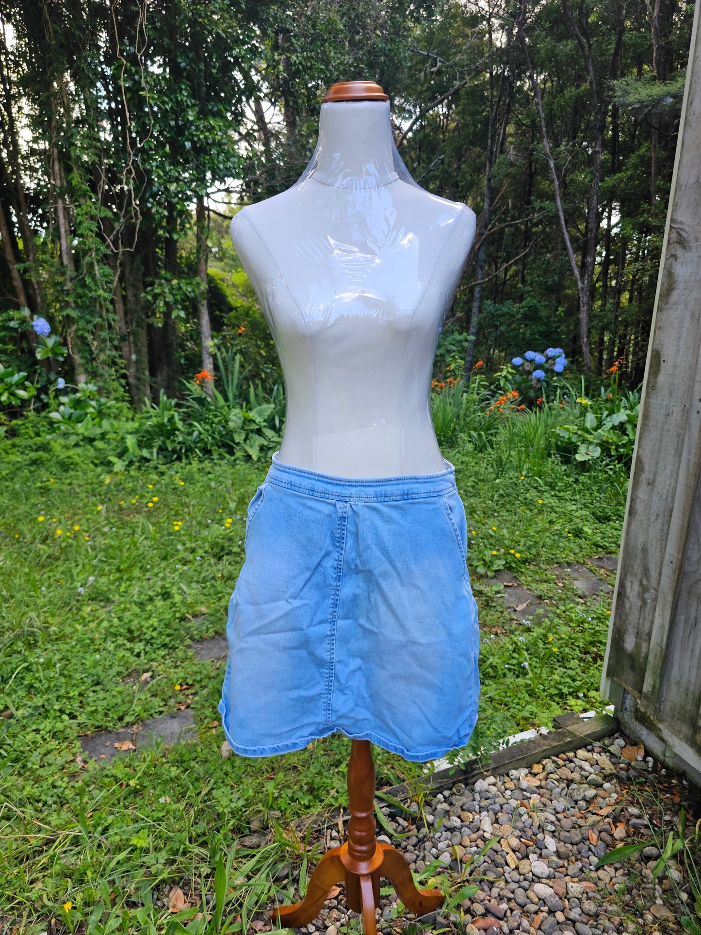 Max Denim Mini Skirt